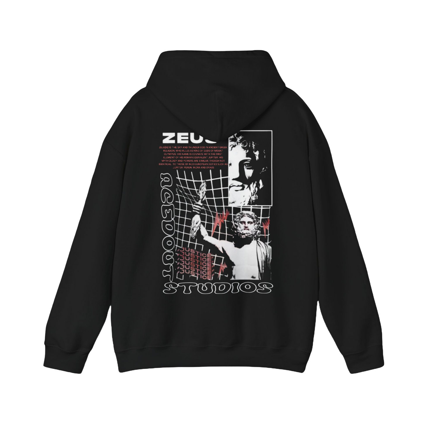 "Zeus" Graphic Hood